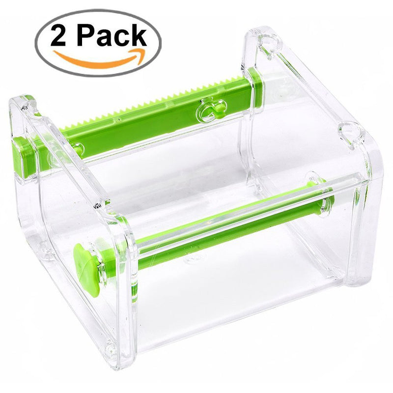 2pcs HomDSim Washi Tape Dispenser Cutter,Roll Tape Holder Organizer,Masking Tape Desktop Tape DIY Sticker Roll Tape Cutter Holder Storage,Washi Tape Box Green - NewNest Australia