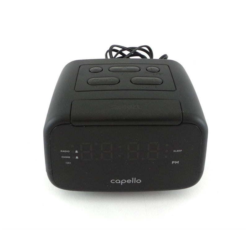 NewNest Australia - Capello Digital AM & FM Alarm Clock Radio - Black (CR15) 