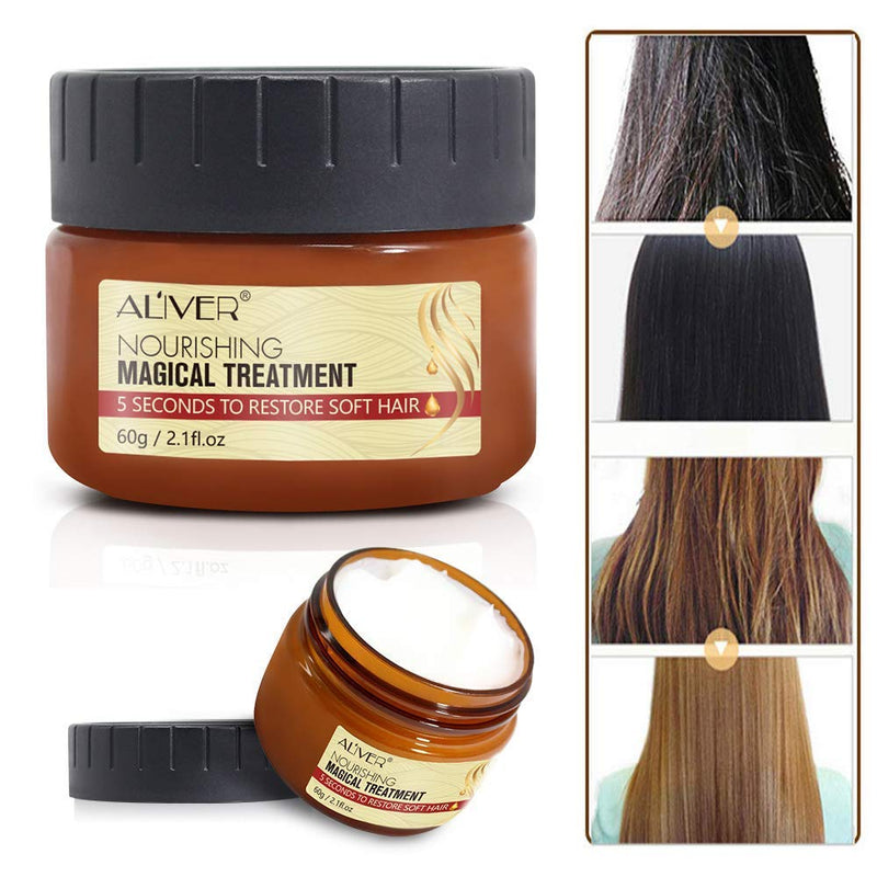 Livoty Hydrating Argan Oil Hair Mask and Deep Conditioner Hair Detoxifying Mask Advanced Molecular Hair Roots Treatment Recover Elasticity Hair for Dry or Damaged Hair 60ML - NewNest Australia