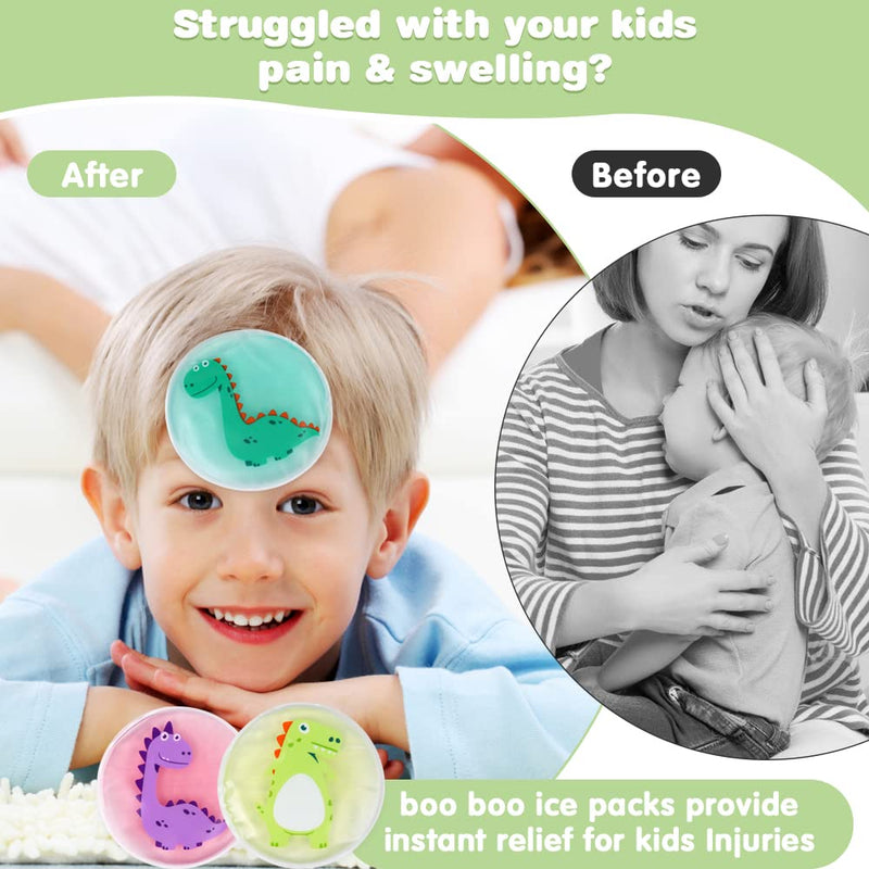 Hilph Cooling Pads Children'S Ice Pack Kids Gel Cooling Pad Cool Pack Kids Reusable Cool Pack Cold And Warm Compress For Wisdom Tooth, Injuries, Itching, Swelling Pack Of 3 - NewNest Australia