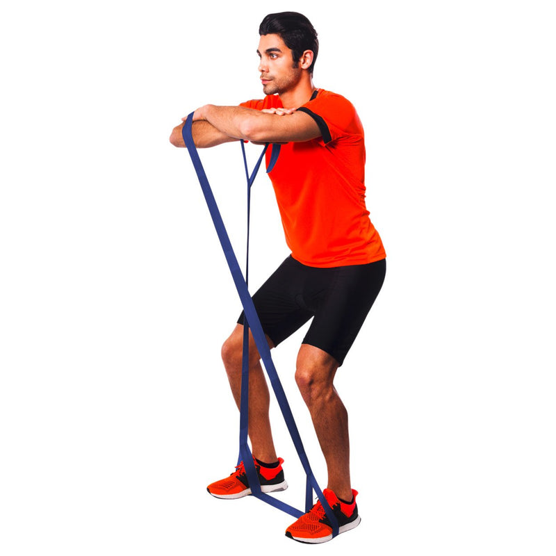 Theraband Original Theraband Clx Fitness Band | Resistance Band For Strength Training And Weight Loss At Home Or In The Gym | Perfect Training Length Blue | Very Heavy, One Size - NewNest Australia