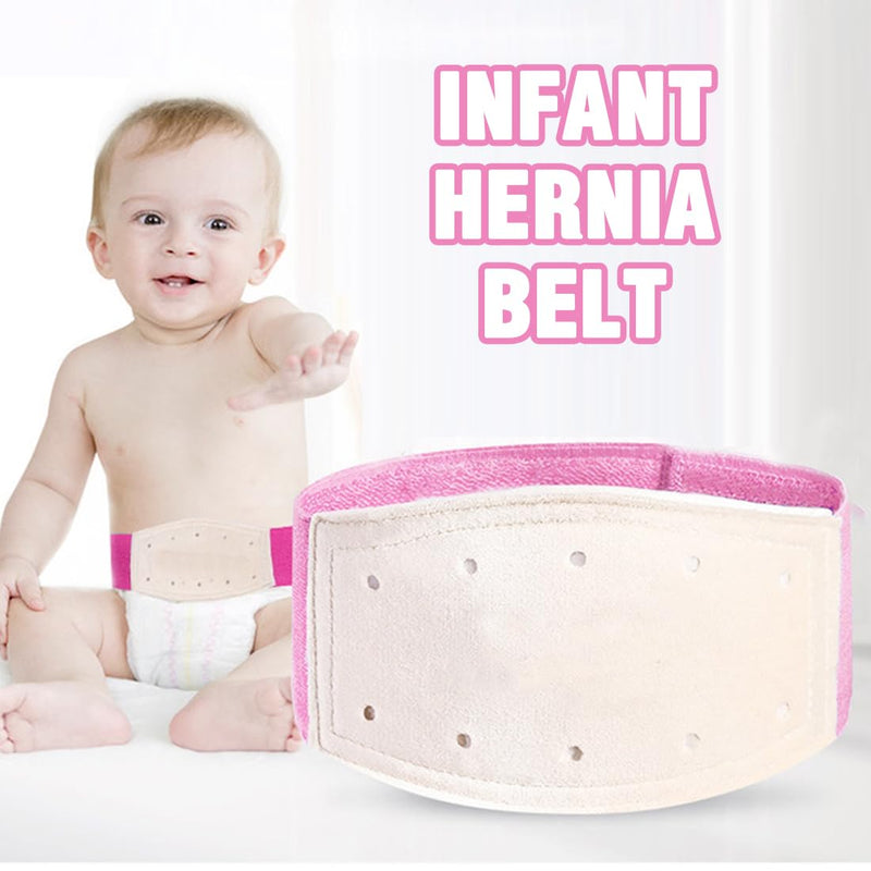 INGJIA Umbilical Hernia Belt Baby Belly Band Infant Belly Bandage for Hernia Support Truss Children Navel Belly Button Band Newborn Baby Supplies Adjustable Wrap Rose - NewNest Australia