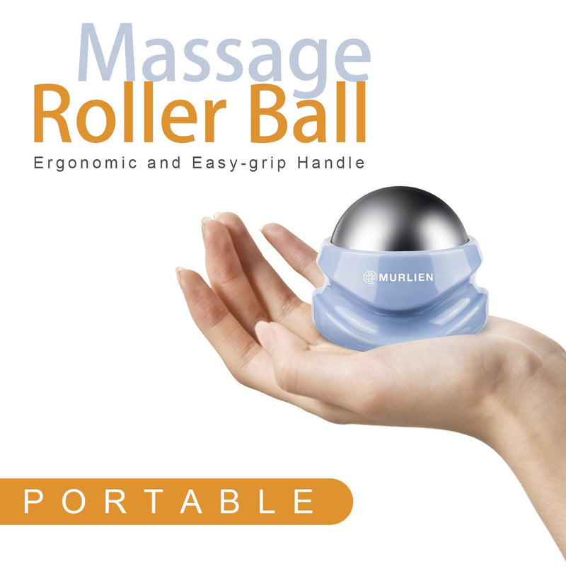 MURLIEN Ice Therapy Massage Roller Ball, Manual Massager for Trigger Point, Deep Tissue Massage, Alleviating Muscle Tension and Pain Relief, Suitable for Neck, Back, Shoulders, Arms, Legs, Thighs etc. - NewNest Australia