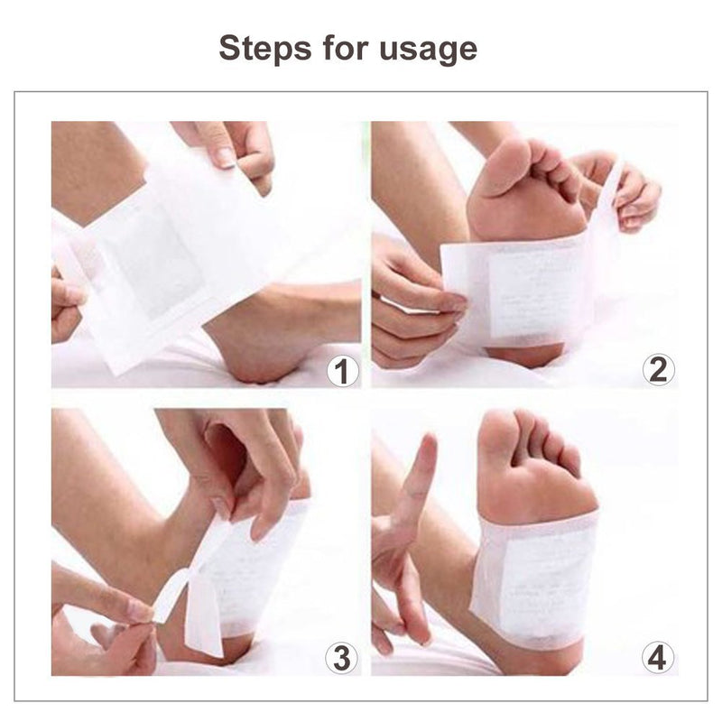 Detox Foot Patches, Detox Foot Pads, Foot Patches, Cleaning Detox Foot Pads, Foot Care, Improve Sleep Quality Enhance Blood Circulation, Foot Pads to Remove Body Toxins, 20 Pcs - NewNest Australia