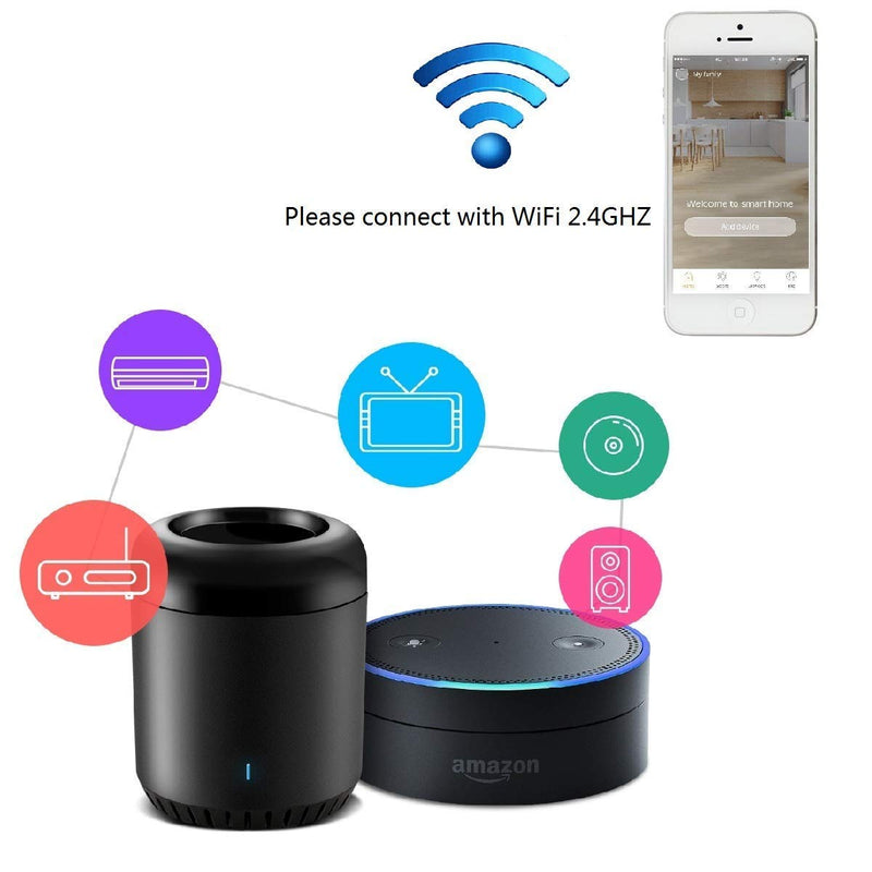 Broadlink WiFi Smart Home Hub RM Mini 3 IR Automation Learning Universal Remote Control Compatible with Alexa RM Mini3 - NewNest Australia