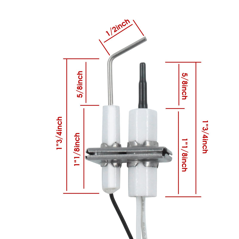 MENSI Flame Rod Sensor Igniter 24V Replacements For Honeywell Model Q3400A1024/U Q3450, Q3620, Q3480, R42640-001 Used For SV9500M Valve - NewNest Australia