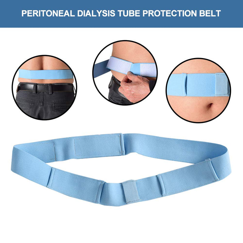 Peritoneal Dialysis Conduit Belt Adjustable Breathable Abdominal Back Support, Catheter Fixation Device Abdpminal Dialysis Belt Drainage Tube Belt Support and Stabilization for Patients (M) Medium (Pack of 1) - NewNest Australia