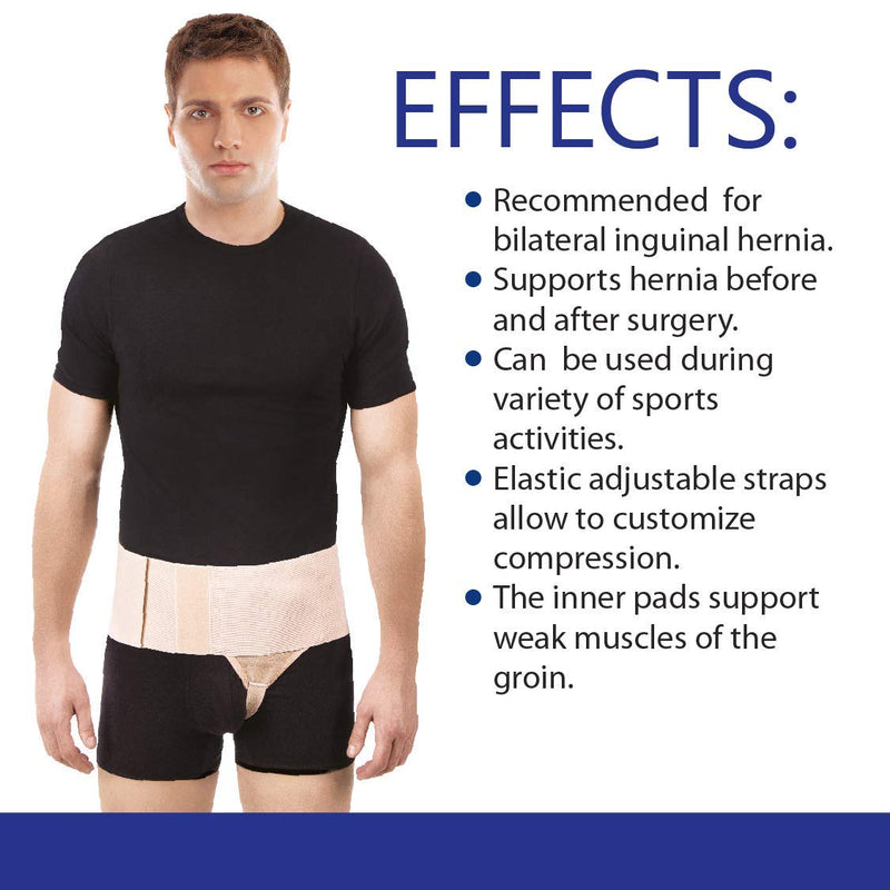 Hernia Inguinal Hernia Belt Support for Reducible Inguinal Hernia Hernia Truss Right Small Black - NewNest Australia