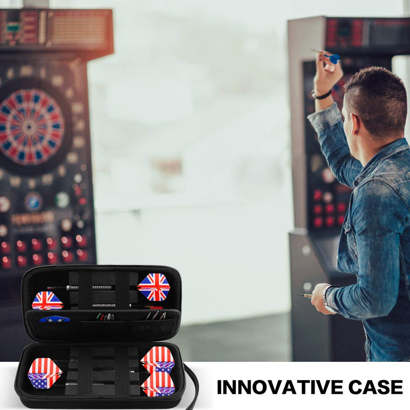 GWCASE Dart Case for 6 Steel Tip and Soft Tip Darts, Dart Carrying Storage Holder Fits for Dart Tips, Shafts and Flights (Box Only) - NewNest Australia