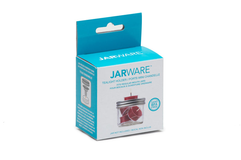 NewNest Australia - Jarware Tealight Holder for Regular Mouth Mason Jars 