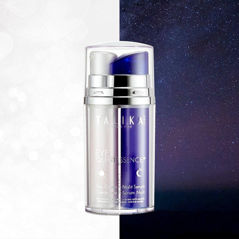 TALIKA Talika Eye Quintessence Day Eye Cream and Night Eye Serum Care Duo - Anti-Aging Eye Care - Day and Night Eye Contour Treatment - 2 x 10 ml - NewNest Australia