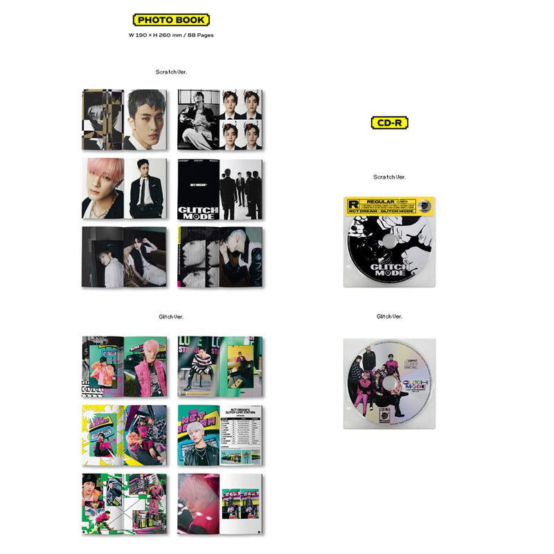 NCT Dream - Glitch Mode the 2nd Album Photobook version (A ver) A ver - NewNest Australia