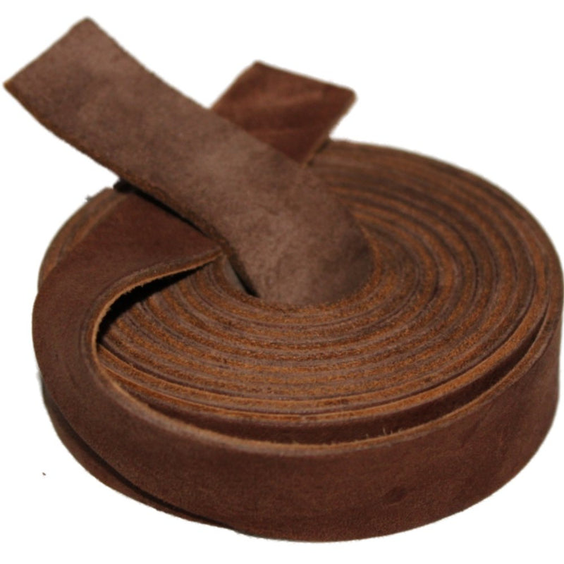 TOFL Genuine Top-Grain Leather Strap | 72 Inches Long | 5/8 Inch Wide | 1/8 Inch Thick (7-8 oz) | 1 Leather Strip for DIY Arts & Craft Projects, Clothing, Jewelry, Wrapping | Medium Brown 1/8 Inch Thick (7-8 oz) - NewNest Australia