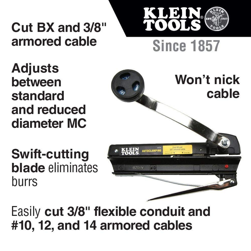 Klein Tools 53725 BX and Armored Cable Cutter - NewNest Australia