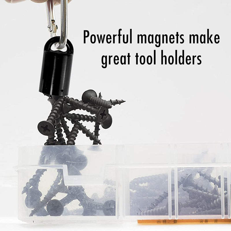 MagnetPal Magnetic Wall Stud Finder - Small Easy Behind Wall Stud Finder, Wood Finder, Tool for Finding Studs (3 Pack, Black) - NewNest Australia