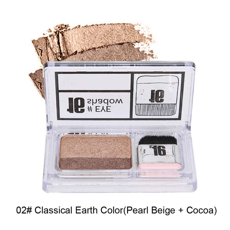 Gradual Eyeshadow Powder Palette Shining Matte Glitter Eyeshadow Makeup (Earth Tone) Earth Tone - NewNest Australia