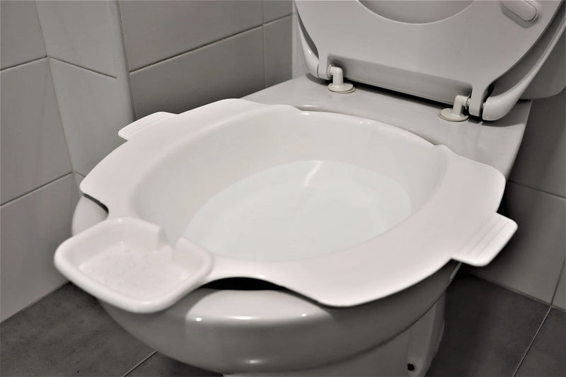 PEPE - Sitz Bath for Toilet, Bidet Bowl for Toilet Seat, Portable Bidet for Toilet, Sitz Bath Hemorrhoids, Toilet Bidet Basin, Over Toilet Bidet Bowl, White Sitz Bath Postpartum - NewNest Australia