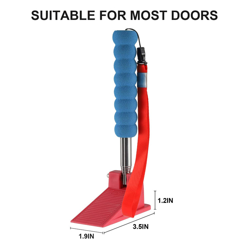 Remedic Telescopic Door Stopper with Long Extendable Handle for Reduced Movement and Flexibility Rubber Door Stoppers Works On Multi Floor Types Extra Strength,3rd Generation - NewNest Australia