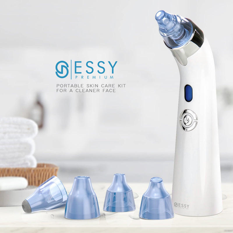 Blackhead Remover Vacuum Pore Cleaner Acne Comedone Extractor Face Pore Vacuum Blackhead Remover Tool Facial Pore Cleanser Sucker Spot Pimple Whitehead Black Head Deep Suction - NewNest Australia