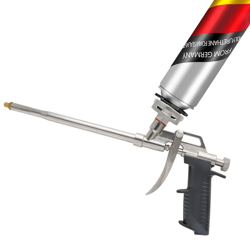 Qjaiune PU Spray Foam Gun Sealant Application Gun, Spray Insulation Expanding Foam Gun Applicator, Heavy Duty Dispensing Caulking Gun for Filling Sealing Windows Gap Essential Style - 1 Pack - NewNest Australia