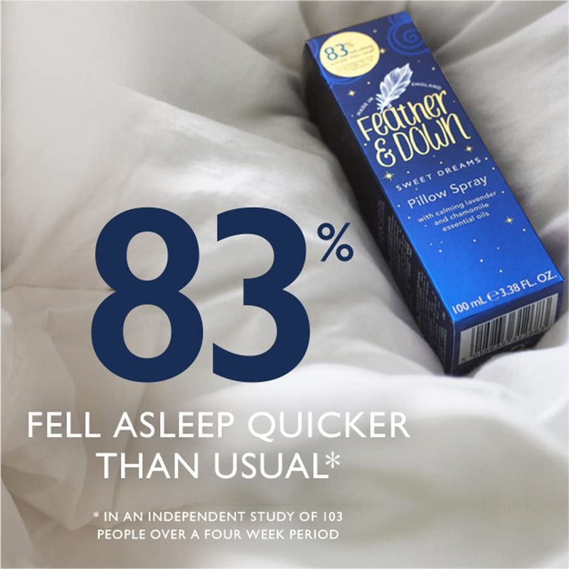 Feather & Down Sweet Dreams Pillow Spray Duo Gift Set (50ml x 2) - Contains Sweet Dreams & Breathe Well Pillow Sprays. Vegan Friendly & Cruelty Free. Made in England. - NewNest Australia