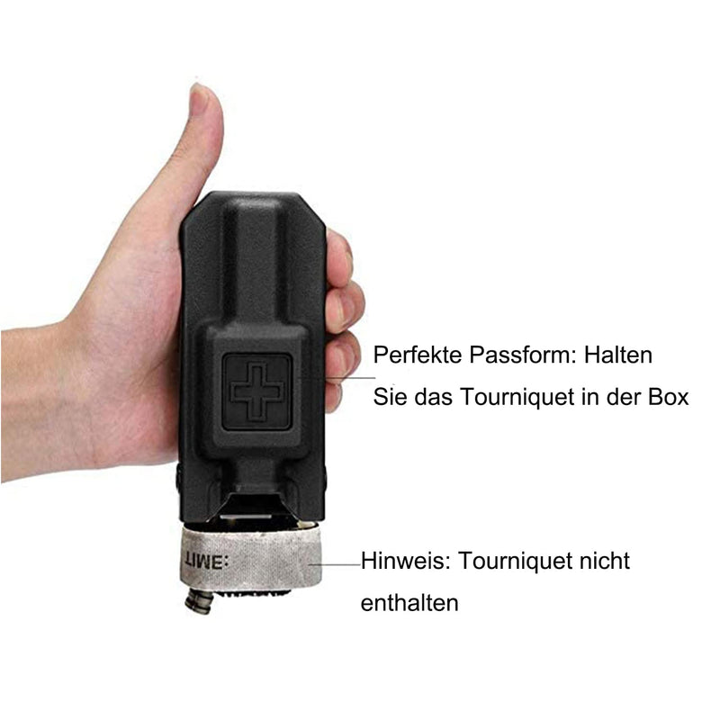 Feloyal Tourniquet Tactical Case For Portable Tourniquet Organizer, Soft Bag, Edc Tool, Professional Storage, Outdoor Sports Box, Multifunctional Case, Military Accessories (Black) - NewNest Australia