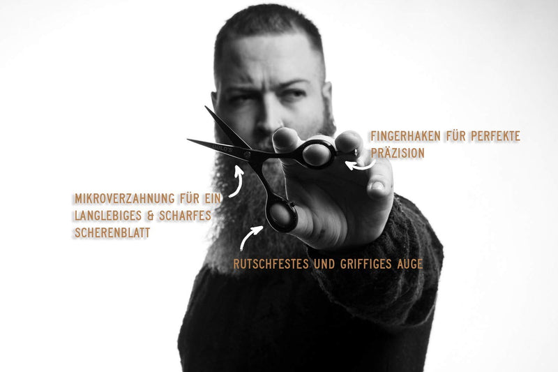 GØLD's beard scissors, beard and mustache scissors, mustache scissors - NewNest Australia