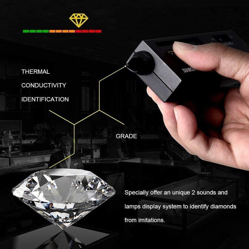 Best Sellers Diamond Tester Pen,High Accuracy Jewelry Diamond Tester Tool for Novice and Expert, Thermal Conductivity Meter(Diamond Tester) - NewNest Australia