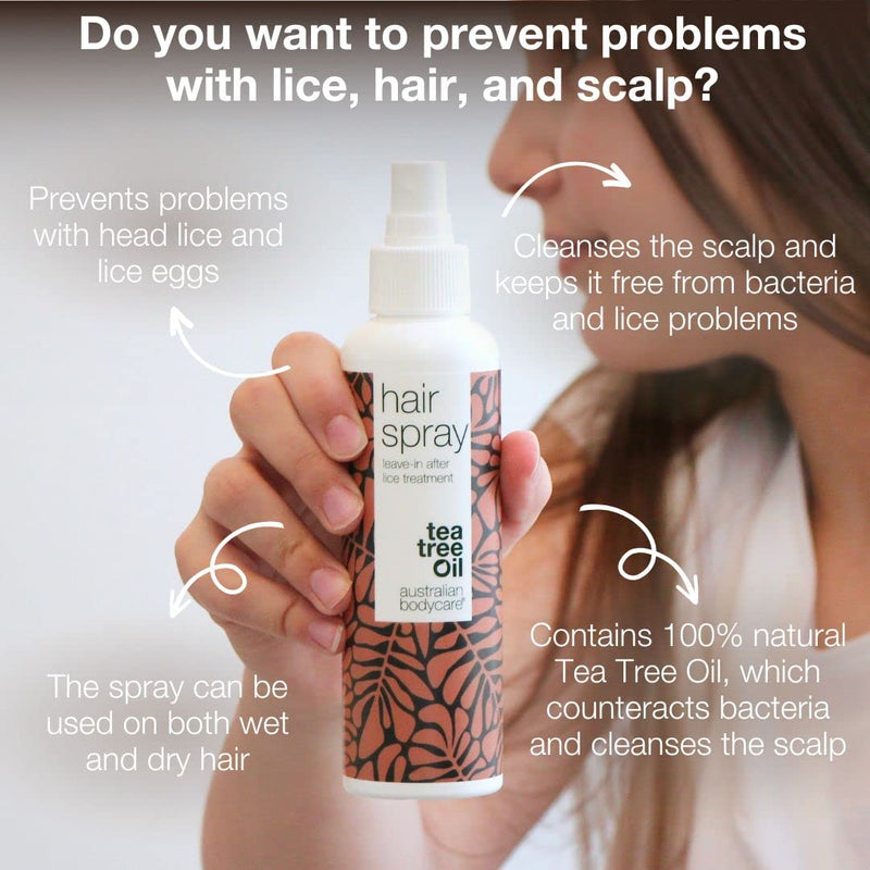Australian Bodycare Hair Spray 150ml - A Spray Following Treatment for lice | Simply Spray Your Hair Every Morning as Part of Your Normal Hair Care Routine 150 ml (Pack of 1) - NewNest Australia