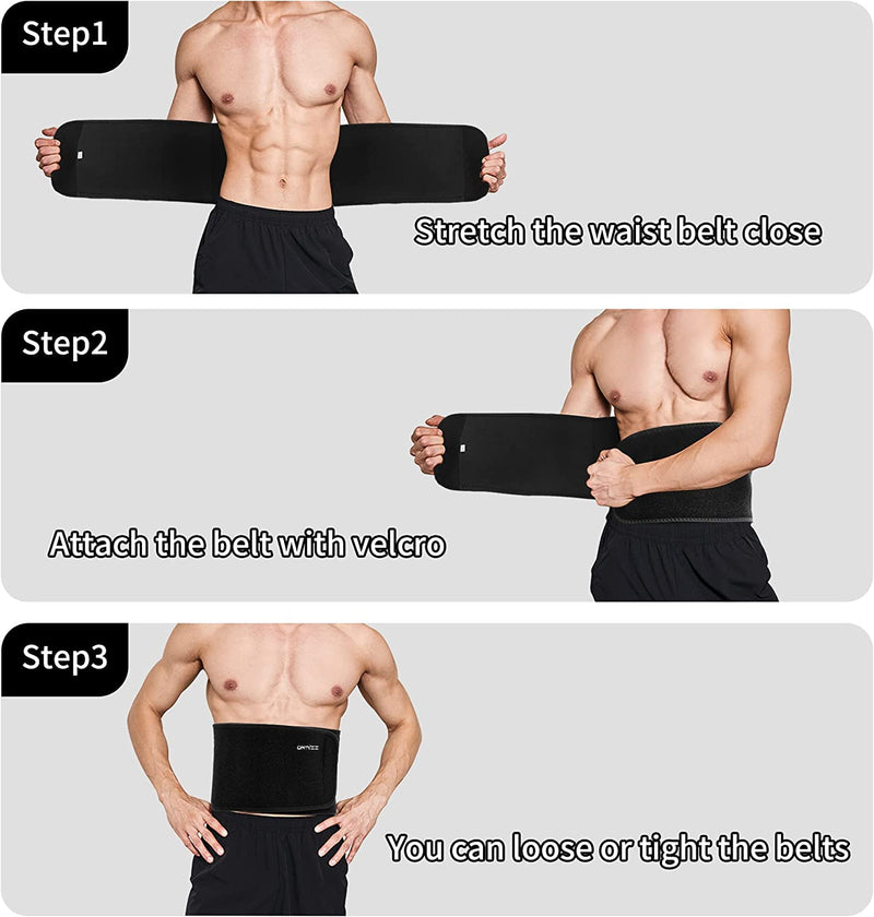 ONTYZZ Back Support Strap Adjustable Bodybuilding Lumbar Belt for Sports Protection Pain Relief Posture Correction Kidney Belt Back Brace 9c-l: Waist=80-116cm - NewNest Australia