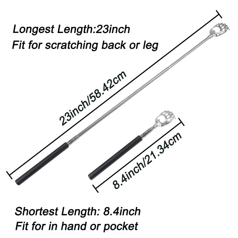 WOVTE Bear Claw Black Telescopic Back Scratcher - NewNest Australia