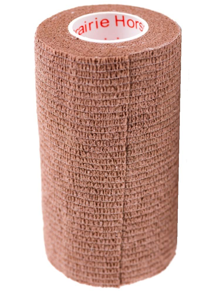 3 Inch Self Adhesive Medical Bandage Wrap Sport Tape (Cool Brown) (6 Pack) Strong Elastic Self Adherent Cohesive First Aid Sport Flex Rolls for Wrist Ankle Knee Sprains and Swelling Cool Brown 6 Count (Pack of 1) - NewNest Australia