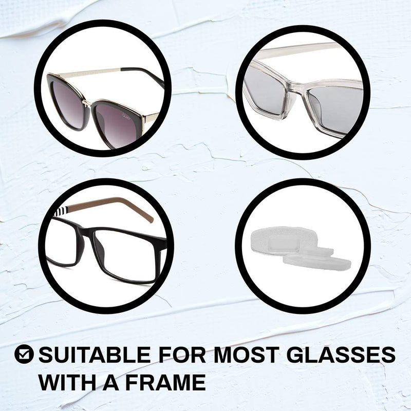 Premium Grade Soft Silicone Nose Pads Rectangle Shaped Slide Push-in Nose Pads - 11mm 3 Pairs, 5 Pairs or 10 Pairs - Size 10.4mm x 6mm for Sunglasses Eyeglasses by Sports World Vision 3 Pair - NewNest Australia