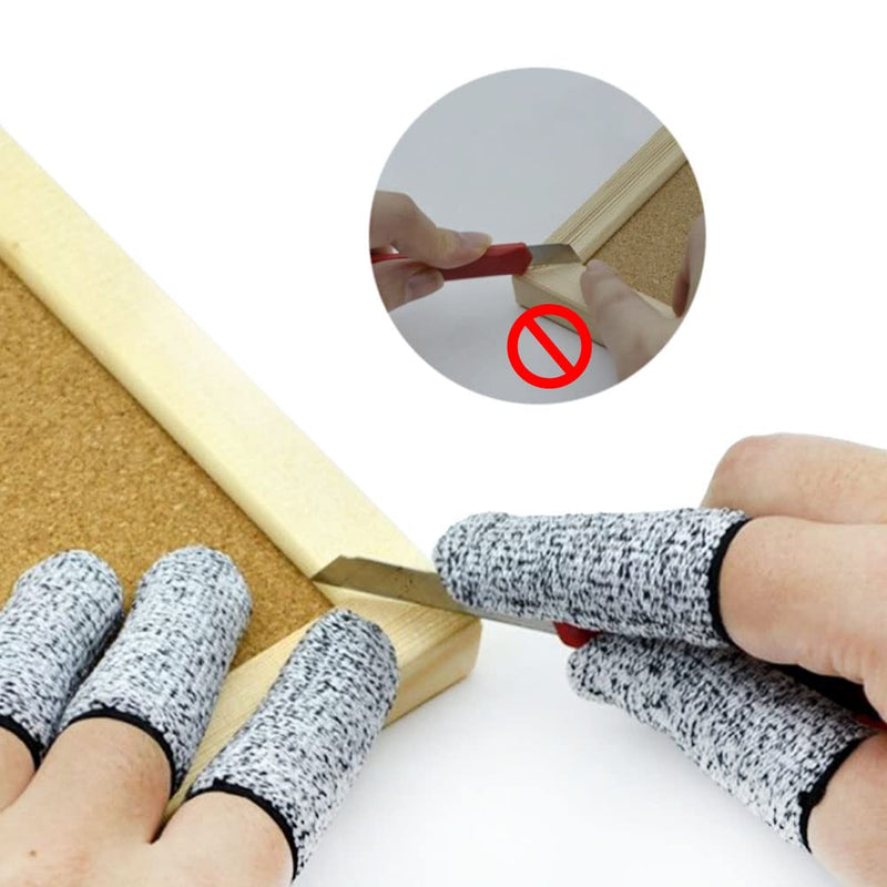Dtoterul Cut Protection Finger Cots Pack Of 40 Cut Protection Finger Cots Finger Protection Cover Thumb Protection Thumb Finger Protection Non-Slip Cut Resistant Finger Beds Thumb Protection Cover Thumb Protection - NewNest Australia