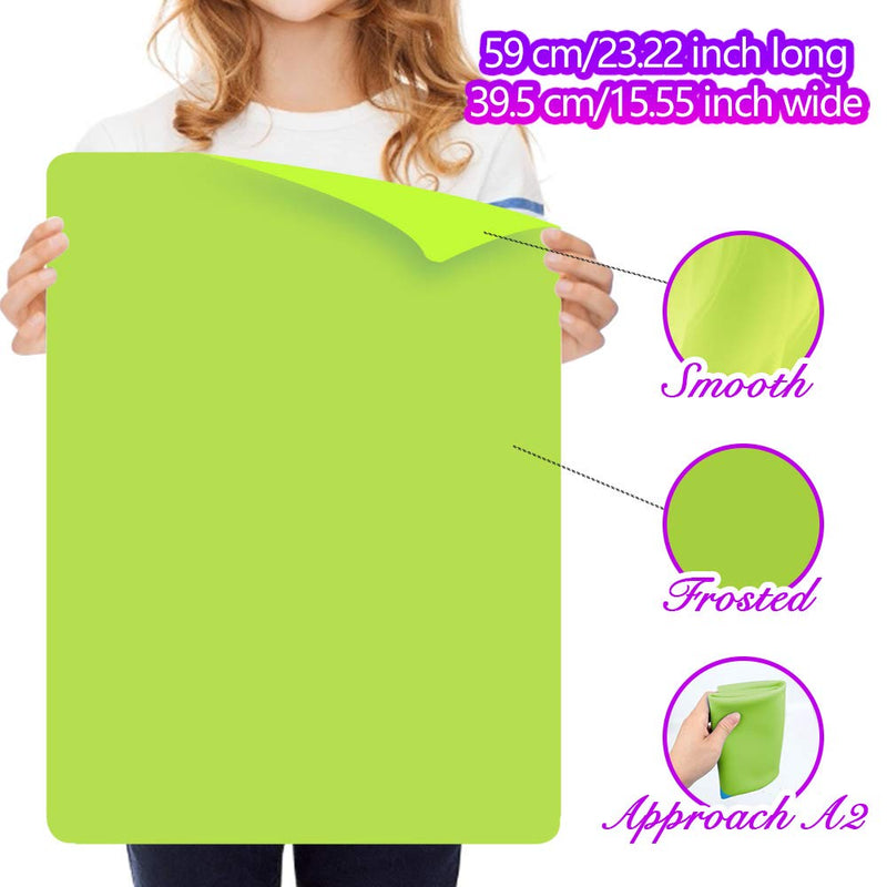 23.2” x 15.6” Large Silicone Mat for Crafts, LEOBRO Silicone Sheet for Jewelry Casting Mold Mat, Nonslip Nonstick Table Mat, Heat-Resistant Multipurpose Mat, Fluorescent Green - NewNest Australia