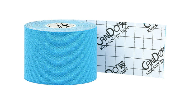 CanDo Kinesiology Tape, 2" x 16.5 ft, Blue, 1 Roll - NewNest Australia