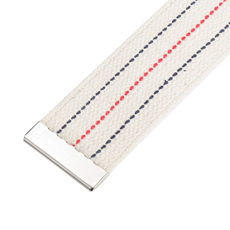 COW&COW Transfer and Gait Belt 60inch - Transfer Walking and Standing Assist Aid for Caregiver Nurse Therapist 2 inches- with Metal Buckle(Beige) Beige With Stripes 60 Inch (Pack of 1) - NewNest Australia