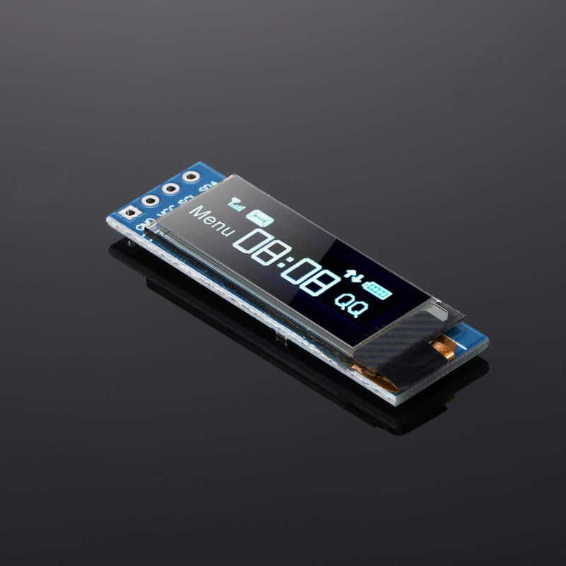 5 Pieces I2C Display Module 0.91 Inch I2C OLED Display Module Blue I2C OLED Screen Driver DC 3.3V~5V(Blue Display Color) - NewNest Australia