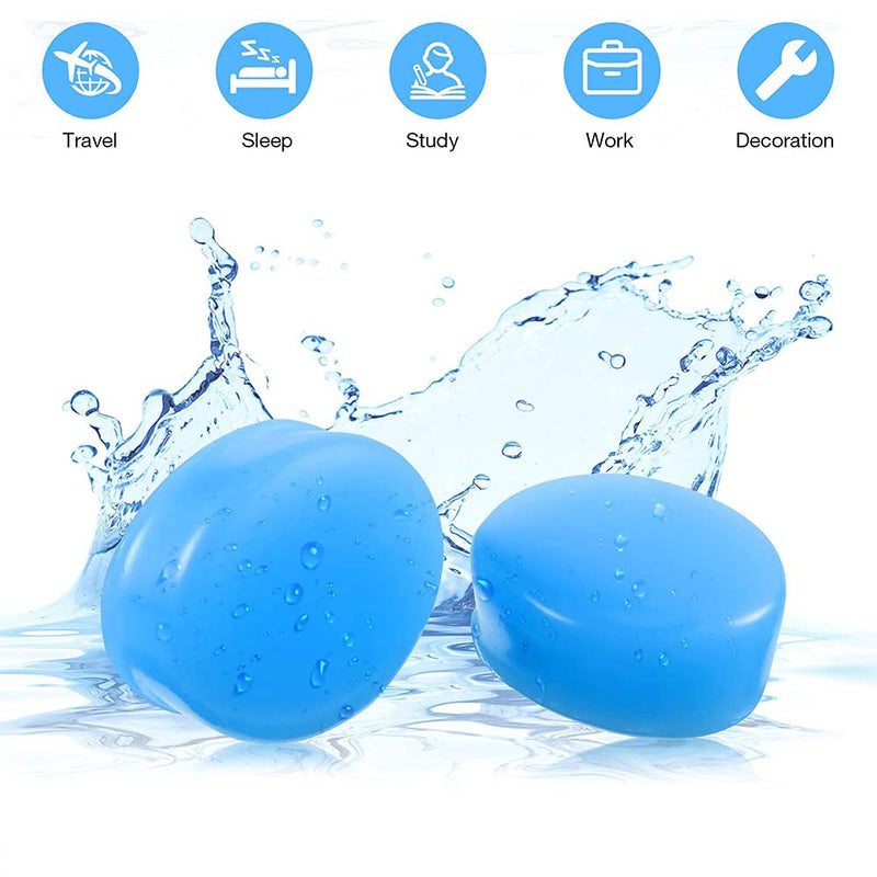 Ear Plugs,8 Pairs Soft Reusable Silicone Ear Plugs, Wax Ear Plugs，Silicone Earplugs, Gel Ear Plugs for Sleeping Soft Reusable Moldable Noise Cancelling Earplug for Snoring - NewNest Australia