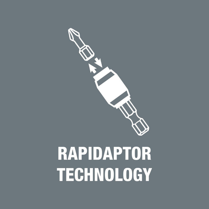 Wera - 5052502001 889/4/1 K Rapidaptor Universal Bit Holder for 1/4" Hex Drives, 2" Long 50mm - NewNest Australia