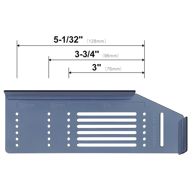 Egofine Cabinet Hardware Template Drill Mounting Template 1 Pack, Template Kit for Drawer Pulls Cabinet Knobs Include Drill Bit - NewNest Australia