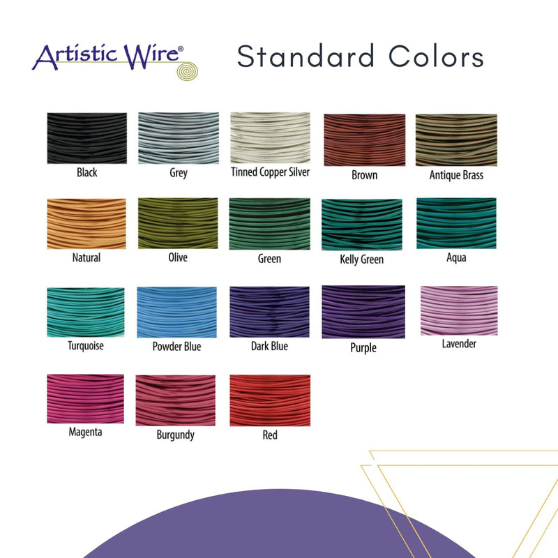 Artistic Wire Tarnish Resistant Colored Copper Craft Wire, 18 Gauge / 1.0 mm, 4 yd / 3.6 m, Antique Brass - NewNest Australia