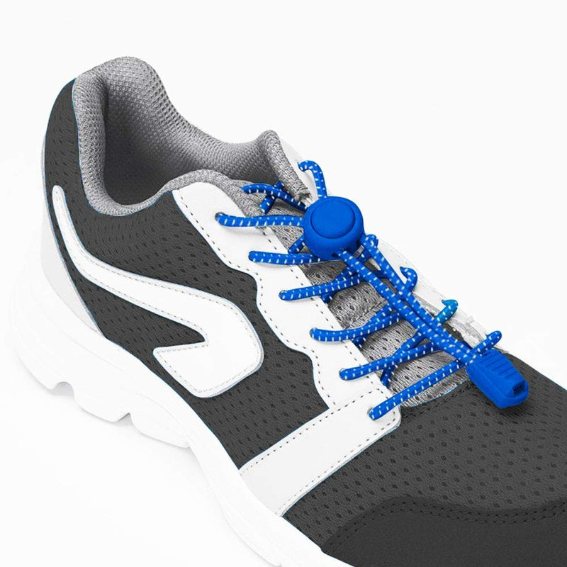 Elastic Laces, Quick Lacing System, Yoczox 120 Cm Rubber Cords, Quick Lacing System, Locks Speed Locks, Comfortable Laces With Quick Release Without Tying, Ideal For Different Shoes, 1 Pair - NewNest Australia