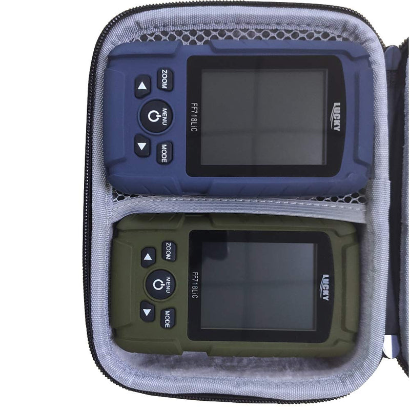 LUCKYLAKER Hard EVA Case for Lucky/LUCKYLAKER Portable Sonar Fish Finder Kayak Fish Finder Sonar Sensor Fish Finder Boat Depth Finder for Fishing - NewNest Australia