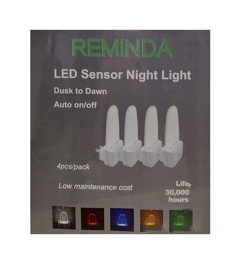 4 Pack Night Light Lamp with Dusk to Dawn Sensor, Plug in, Blue Led Night Light - NewNest Australia