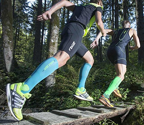Sports COMPRESSION SOCKINGS Under Pressure RUNATTACK Compression: 18-21mmHg I High Performance Running Socks Size. 43-46 (calf circumference: 32-44cm) petrol - NewNest Australia