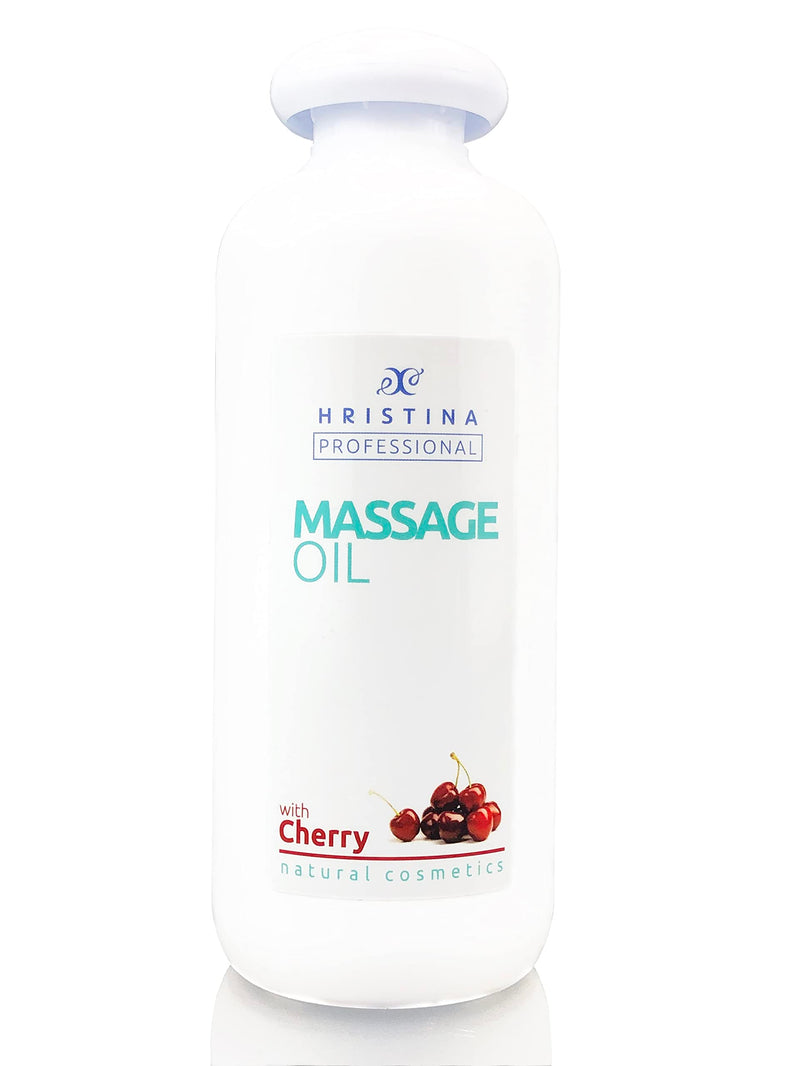 Massage Oil For Relaxing, Massaging Joint Pain, Body Massage, Skin Care | Cherry Massage Oil With Grape Seed, Sesame And Almond Oil | Sensual Massage Lotion Moisturizing, 500 Ml - NewNest Australia