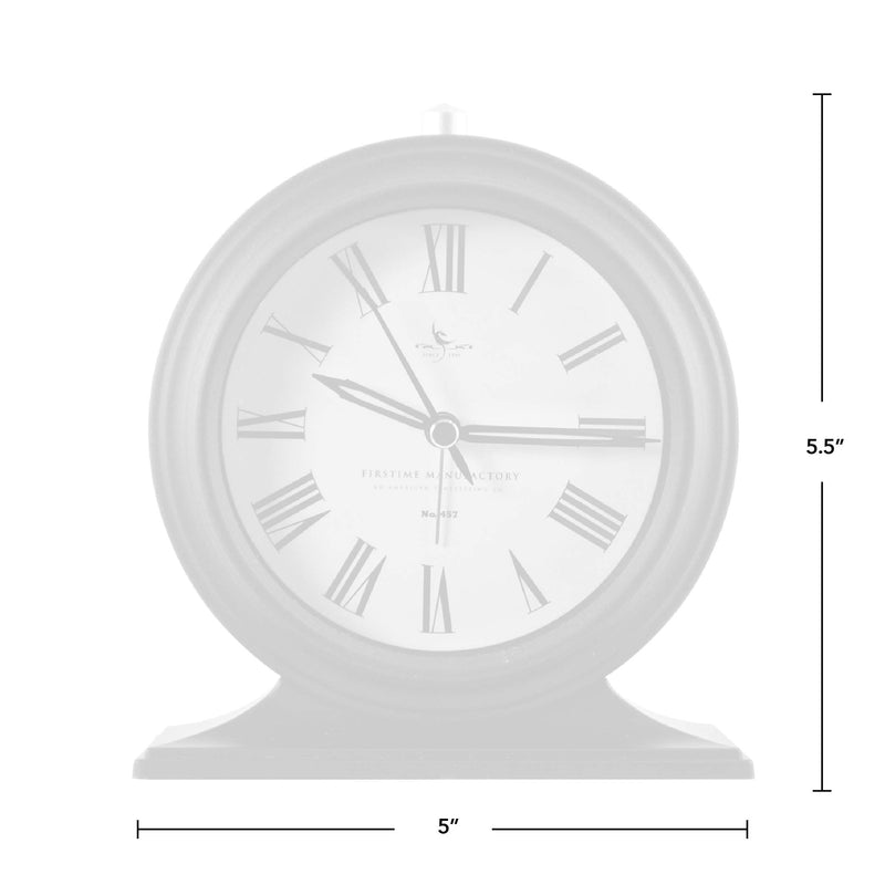 NewNest Australia - FirsTime & Co. Antolini Tabletop Clock, 5.5"H x 5"W, Black 