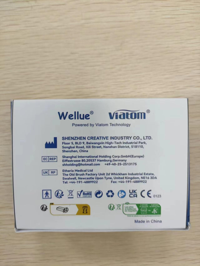 ViATOM Bluetooth Pulse Oximeter Approved UK Built-in Offline Storage, Oxygen Monitor finger Adults for Heart Rate Blood Oxygen Saturation Includes Carrycase and Lanyard, Free APP 60FW - NewNest Australia