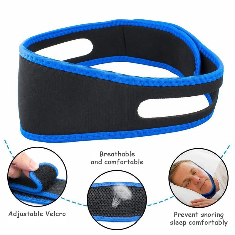 Yutou Anti Snoring Chin Strap Professional Effective Helps Against Snoring Device Anti Snoring Stopper Snoring Solution For Snoring Reduction For Men Women Pack Of 2 - NewNest Australia